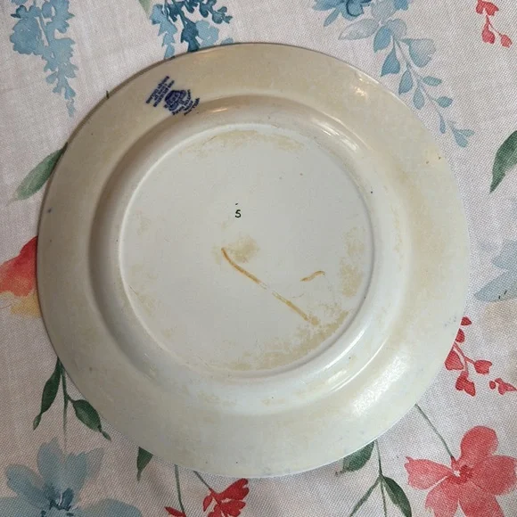 Vintage Royal Ventonware John Stevenson Blue and White Willow Dinner Plate - Picture 4 of 7